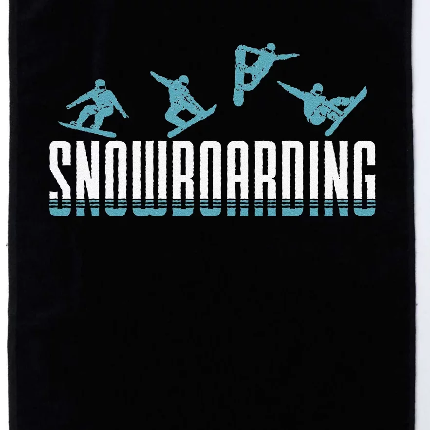 Snowboarding Snowboard Snowboarders slopes snowboarding Platinum Collection Golf Towel