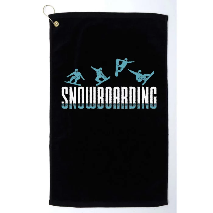 Snowboarding Snowboard Snowboarders slopes snowboarding Platinum Collection Golf Towel