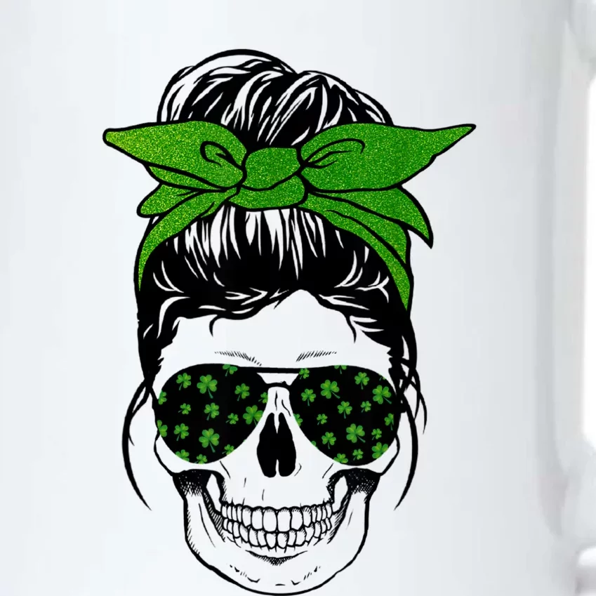 Sugar Skull St Patricks Day Of The Dead Women Black Color Changing Mug