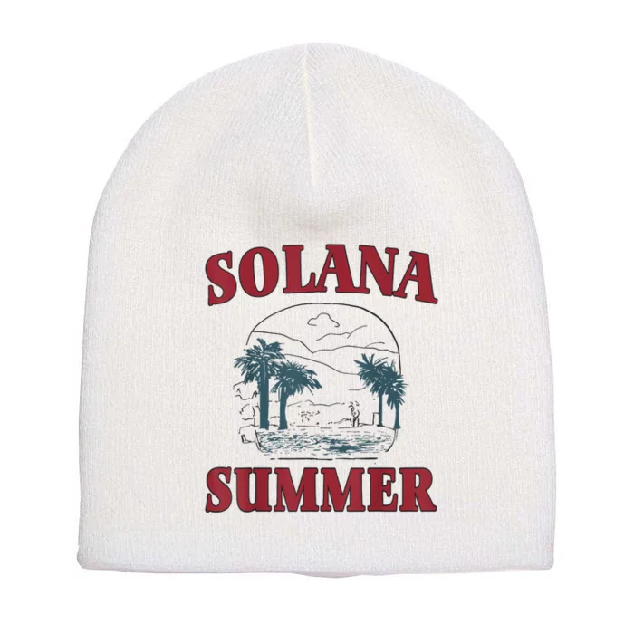 Solana Summer Short Acrylic Beanie