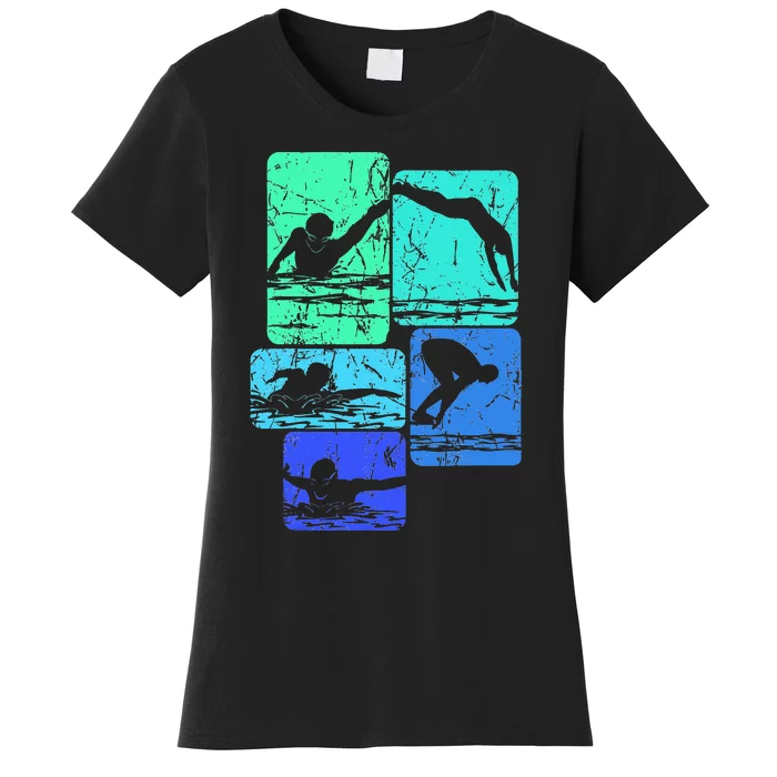 Swimming Swimmers Women's T-Shirt