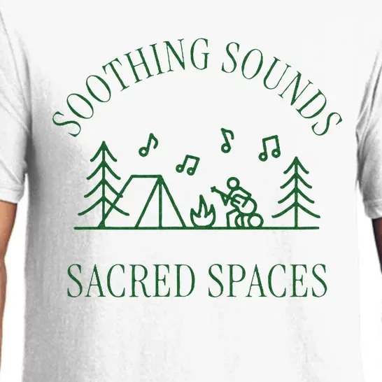 Soothing Sounds Sacred Spaces Sound Therapy Healing Camping Pajama Set