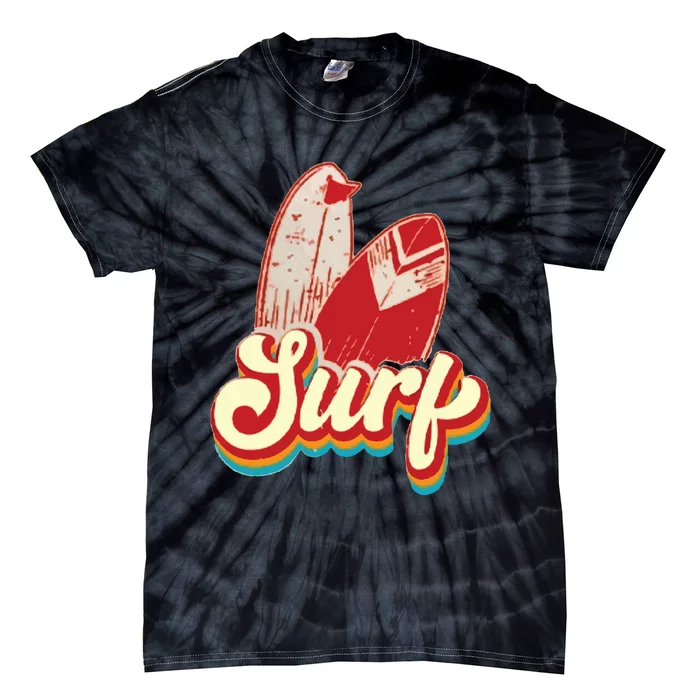 Surfing Surf Surfing Lover Tie-Dye T-Shirt