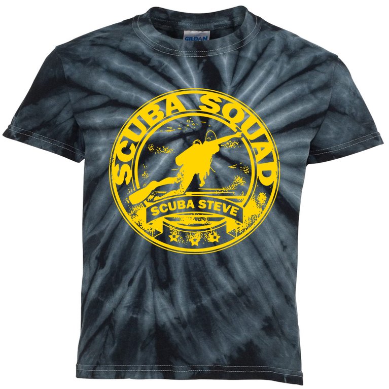 Scuba Steve Scuba Squad Kids Tie-Dye T-Shirt