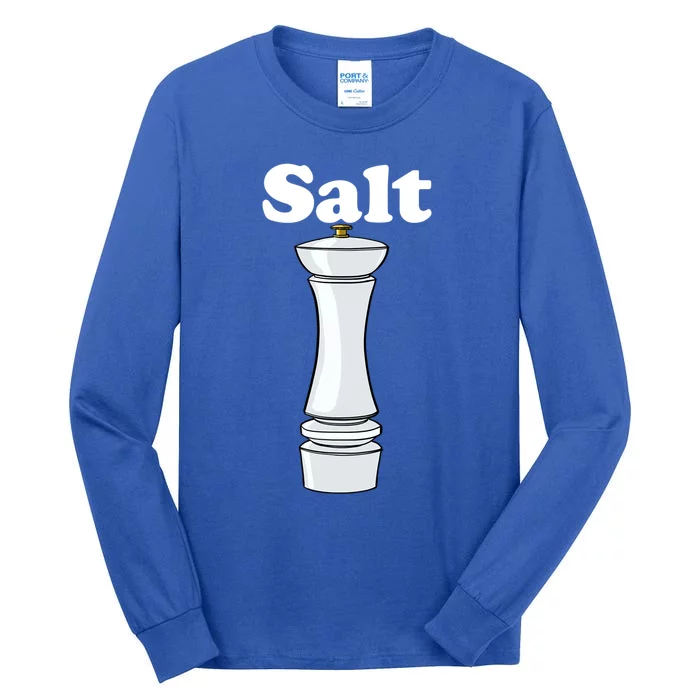 Salt Shaker Salt And Pepper Bff Matching Halloween Costume Funny Gift Tall Long Sleeve T-Shirt