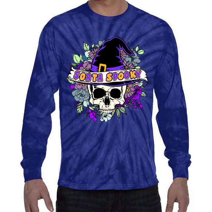 Sorta Spooky Tie-Dye Long Sleeve Shirt