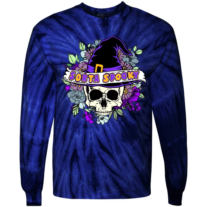 Sorta Spooky Tie-Dye Long Sleeve Shirt