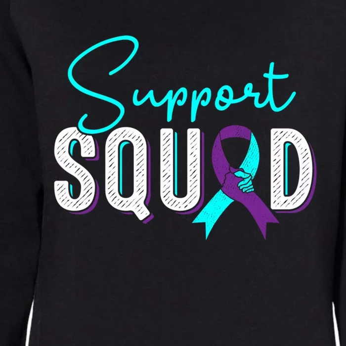 Support Squad Support Suicide Prevention Awareness Gift Womens California Wash Sweatshirt