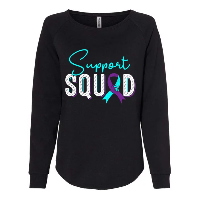 Support Squad Support Suicide Prevention Awareness Gift Womens California Wash Sweatshirt