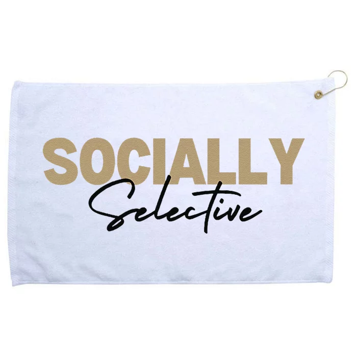 Socially Selective Grommeted Golf Towel