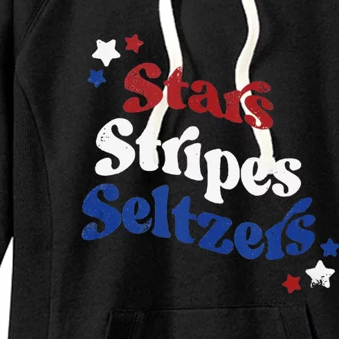 Stars Stripes Seltzers Women's Fleece Hoodie