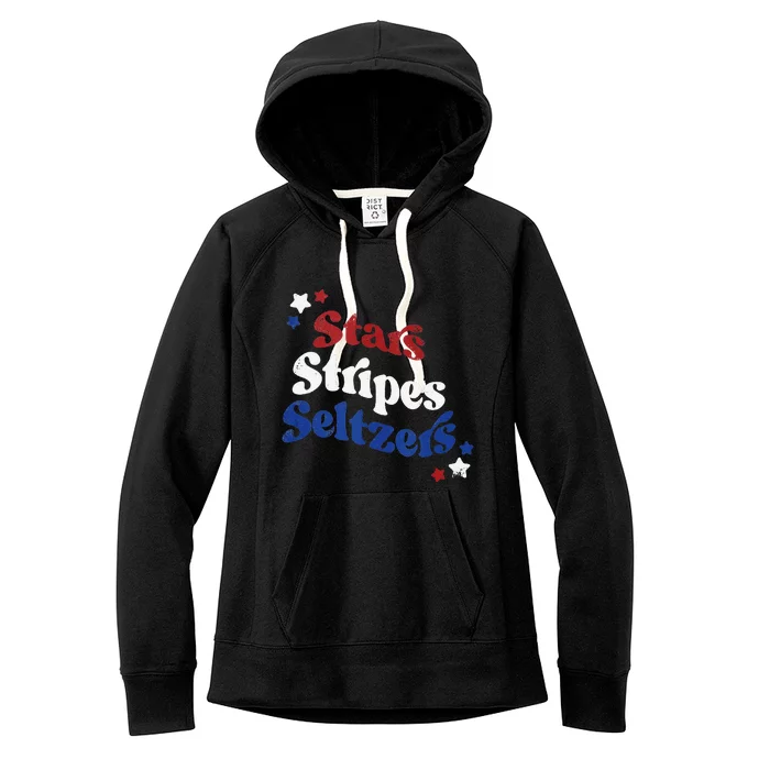 Stars Stripes Seltzers Women's Fleece Hoodie