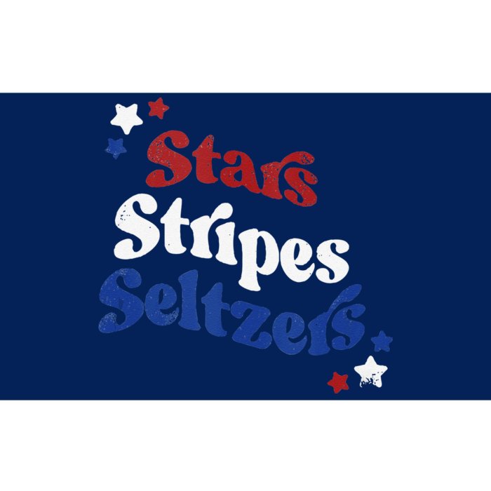 Stars Stripes Seltzers Bumper Sticker