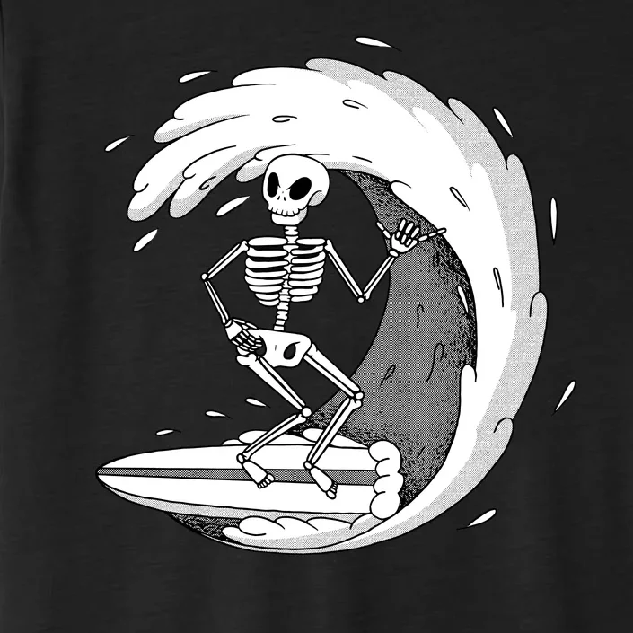 Surfing Skeleton ChromaSoft Performance T-Shirt