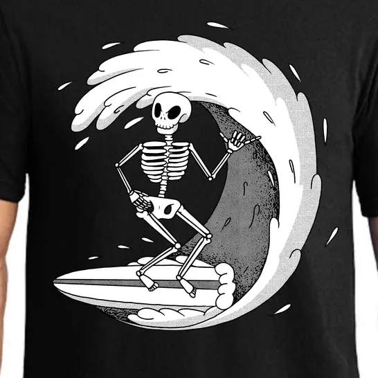 Surfing Skeleton Pajama Set