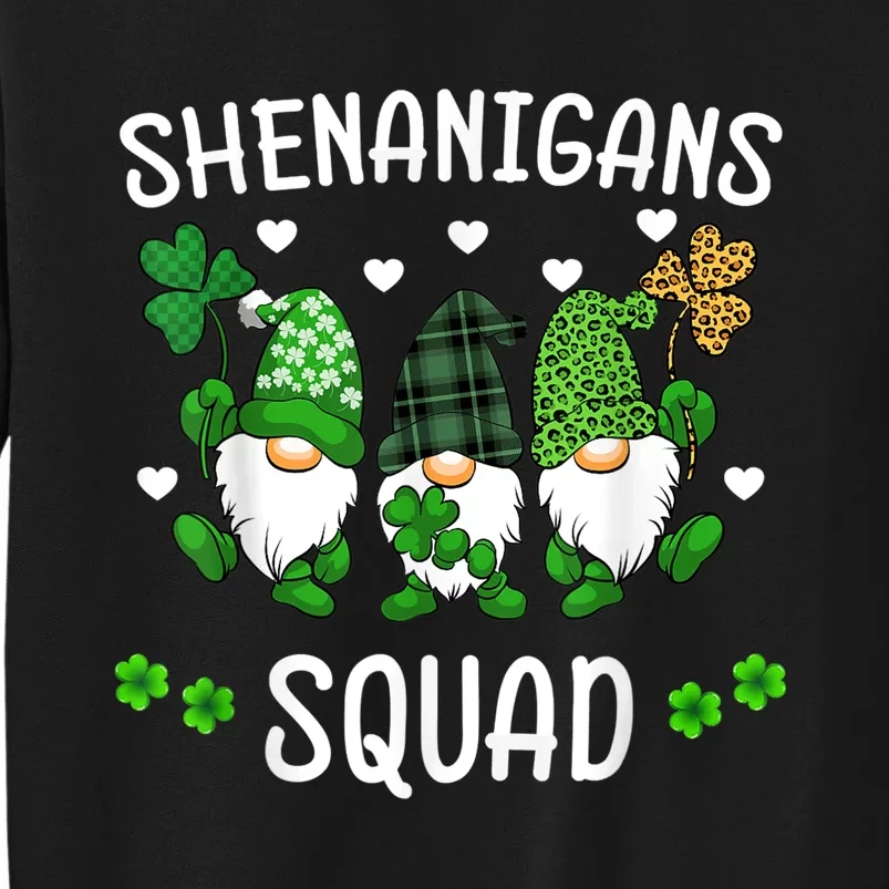 Shenanigans Squad St Patricks Day Gnomes Green Proud Irish Sweatshirt