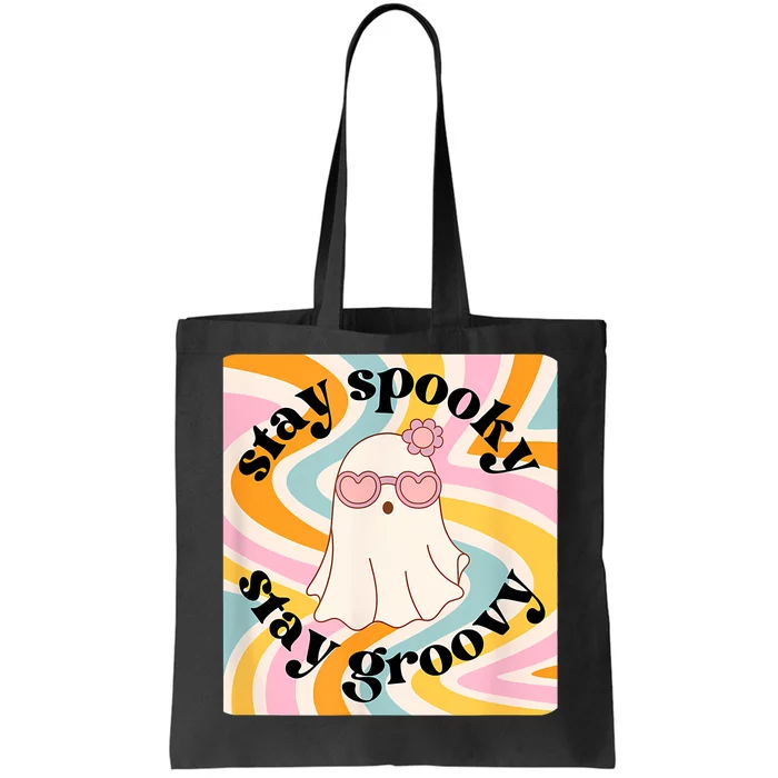 Stay Spooky Stay Groovy Halloween Tote Bag