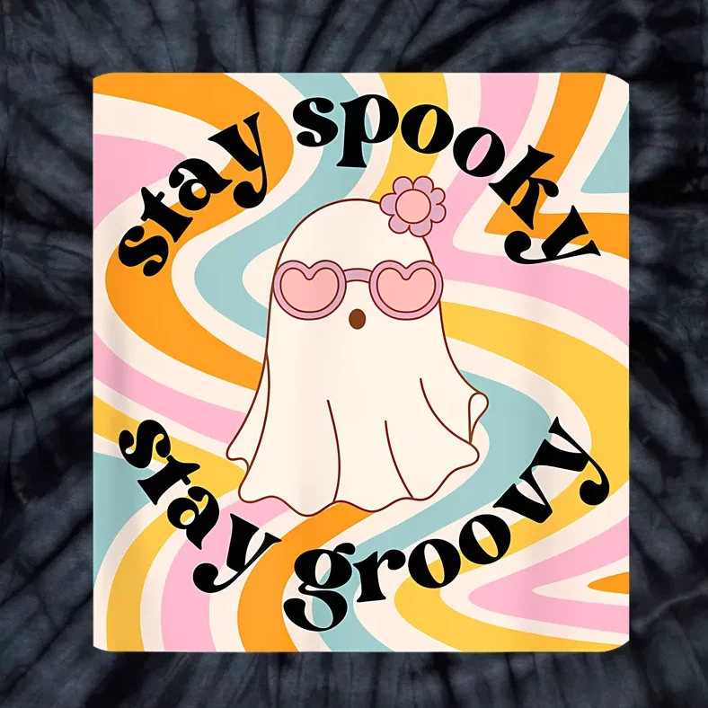 Stay Spooky Stay Groovy Halloween Tie-Dye T-Shirt