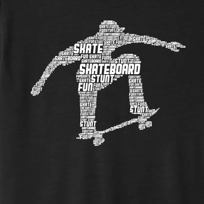 Skateboard Skateboarder Skater Meaningful Gift ChromaSoft Performance T-Shirt