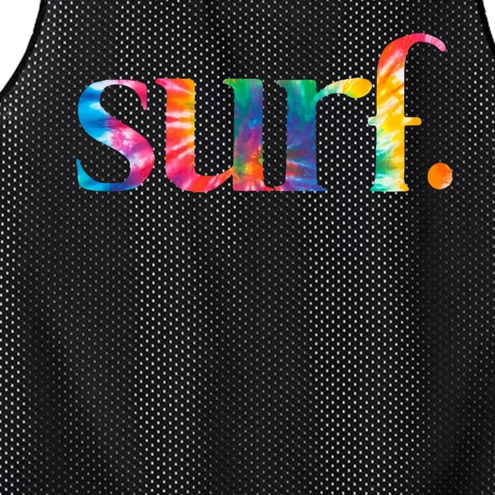 Surf Summer Surfing Rainbow Mesh Reversible Basketball Jersey Tank