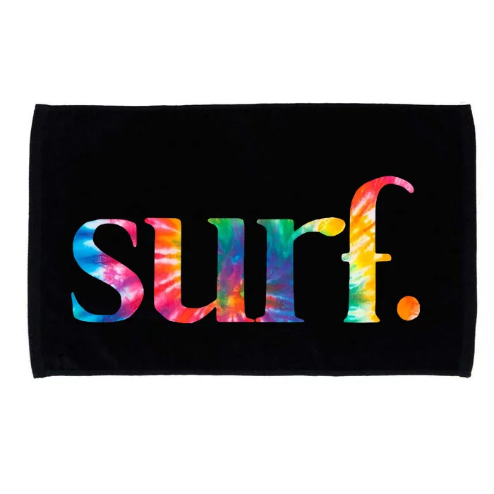 Surf Summer Surfing Rainbow Microfiber Hand Towel