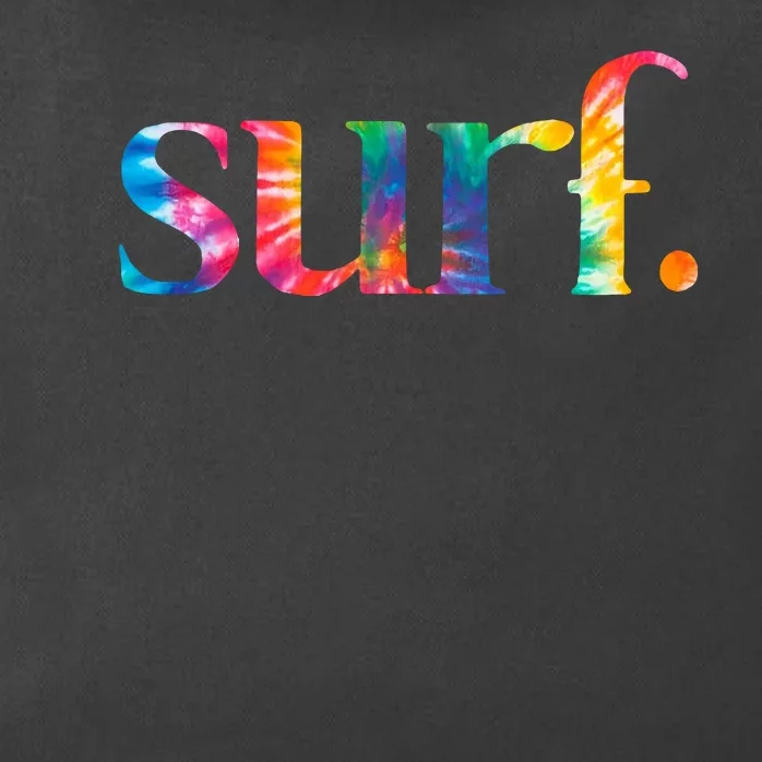 Surf Summer Surfing Rainbow Zip Tote Bag