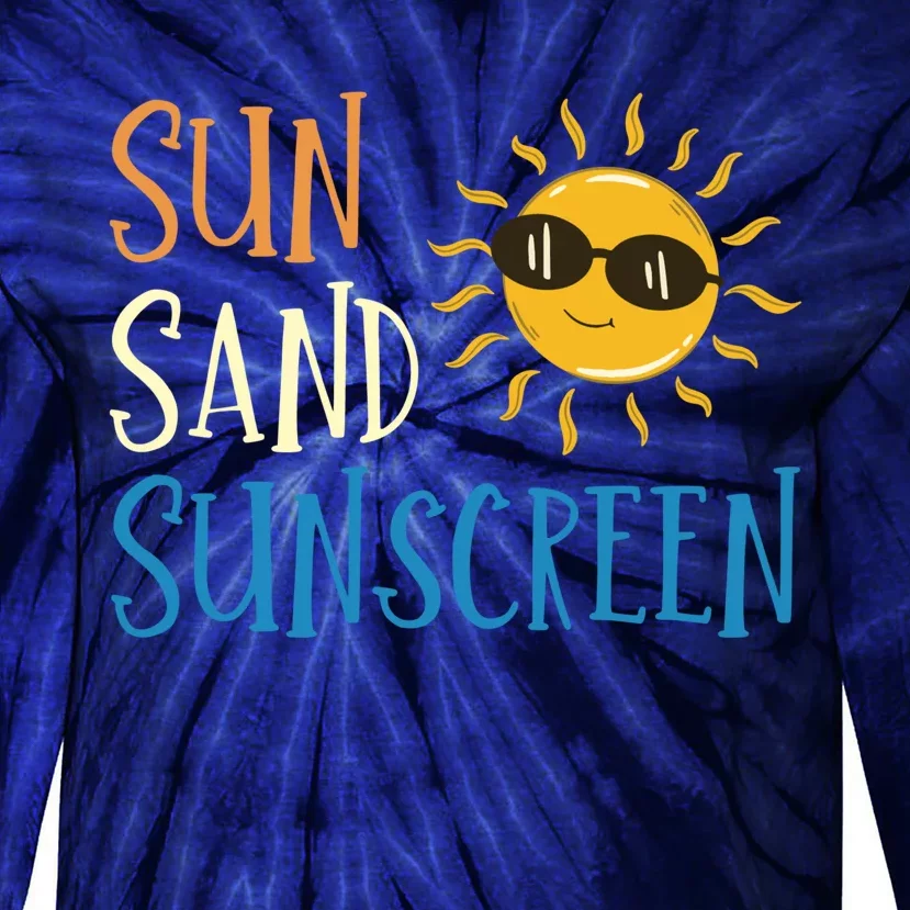 Sun Sand Sunscreen Tie-Dye Long Sleeve Shirt