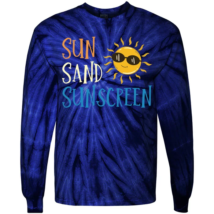 Sun Sand Sunscreen Tie-Dye Long Sleeve Shirt