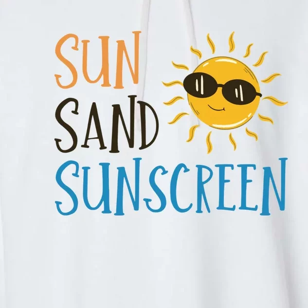 Sun Sand Sunscreen Garment-Dyed Fleece Hoodie