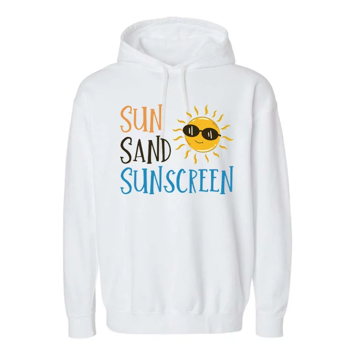 Sun Sand Sunscreen Garment-Dyed Fleece Hoodie