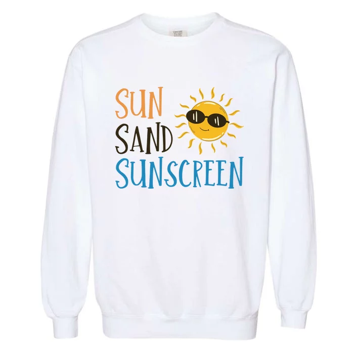 Sun Sand Sunscreen Garment-Dyed Sweatshirt