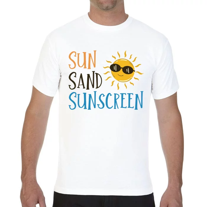 Sun Sand Sunscreen Comfort Colors T-Shirt