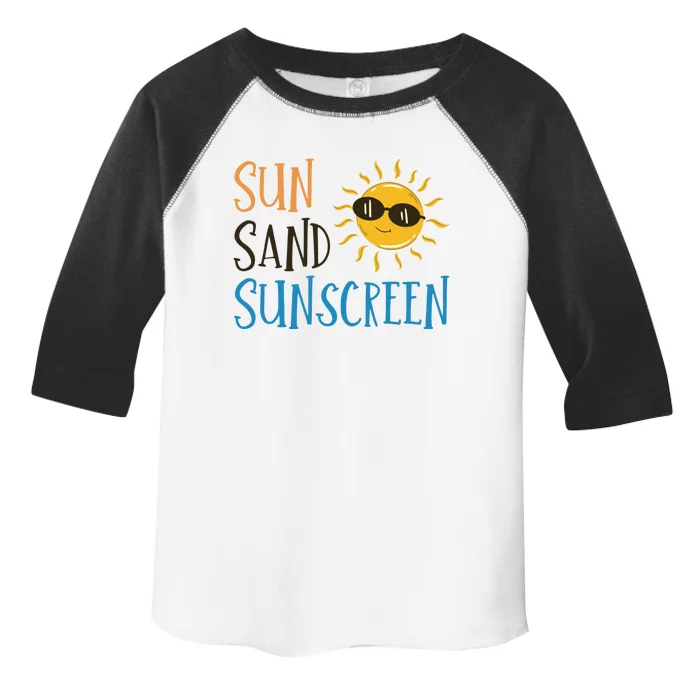 Sun Sand Sunscreen Toddler Fine Jersey T-Shirt