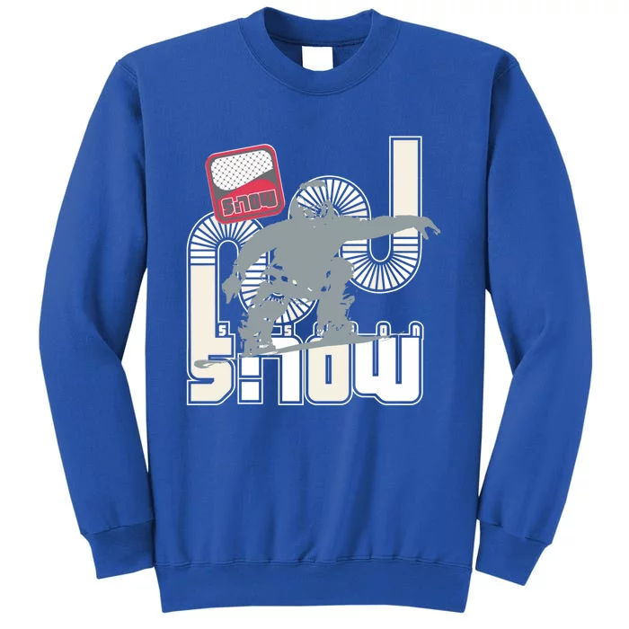 Snow Skiing Ski Graphic Funny Gift Sweatshirt