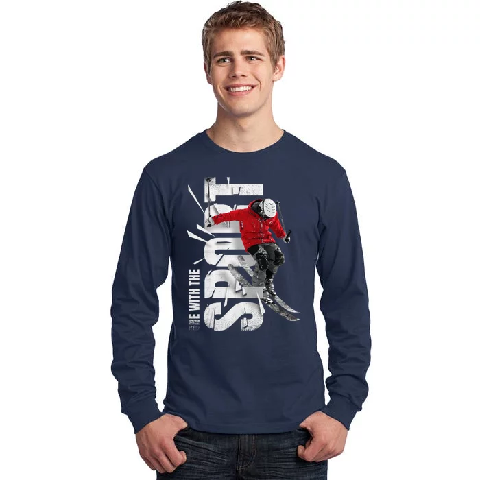 Snow Skiing Tall Long Sleeve T-Shirt