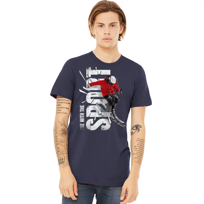 Snow Skiing Premium T-Shirt