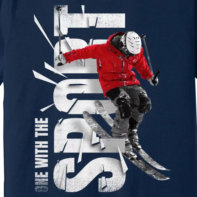 Snow Skiing Premium T-Shirt