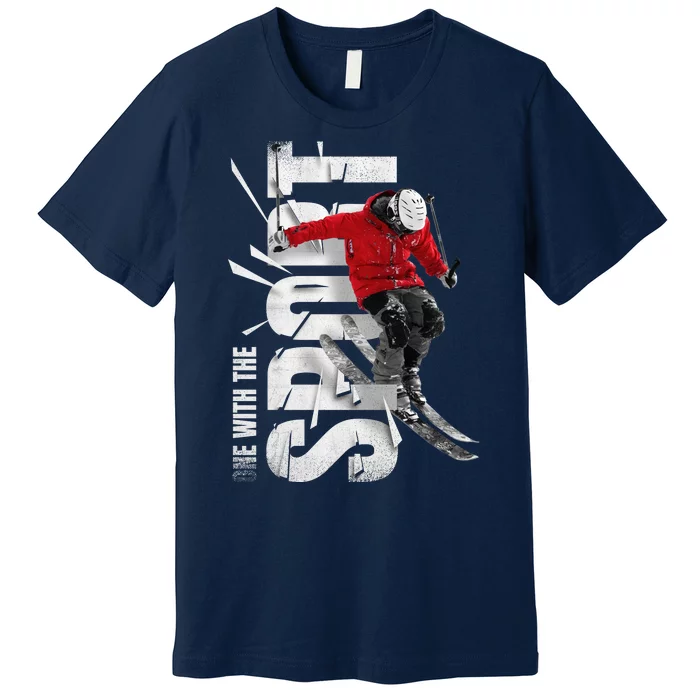 Snow Skiing Premium T-Shirt