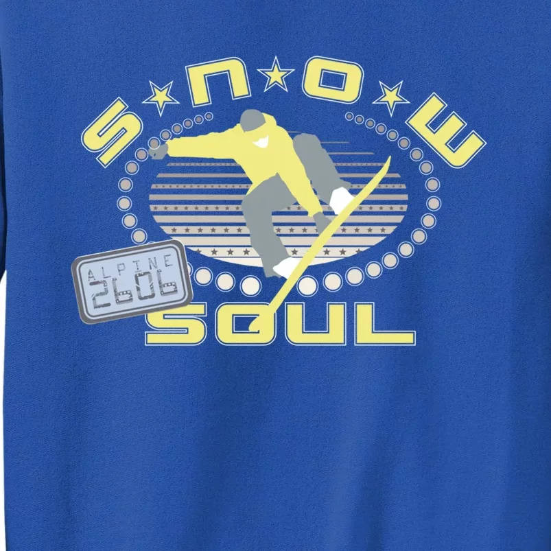 Snow Soul Skiing Ski Gift Great Gift Sweatshirt