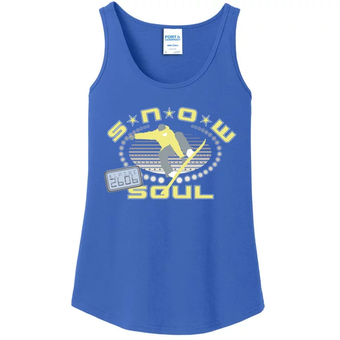 Snow Soul Skiing Ski Gift Great Gift Ladies Essential Tank