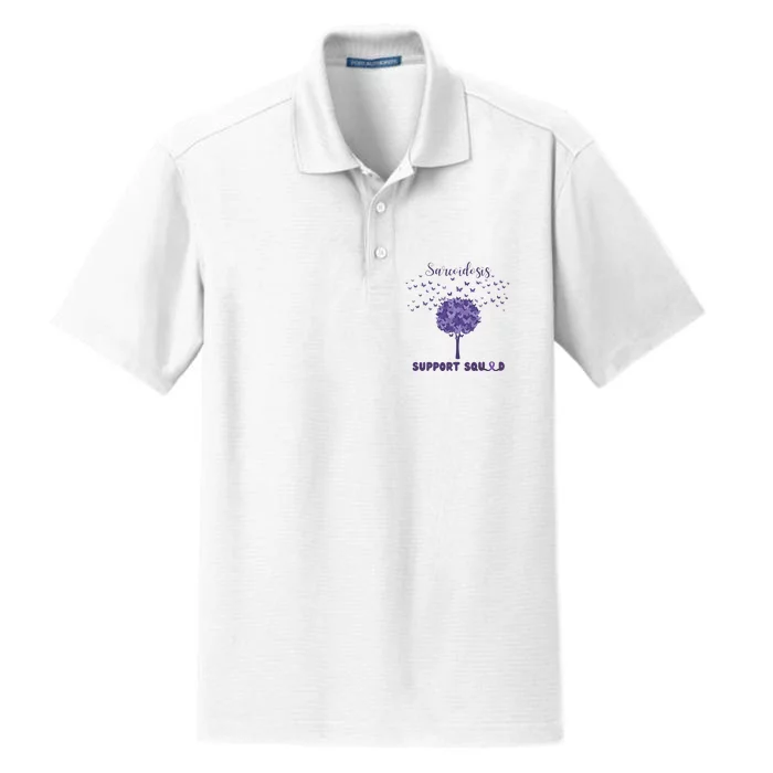 Sarcoidosis Support Squad Dry Zone Grid Performance Polo