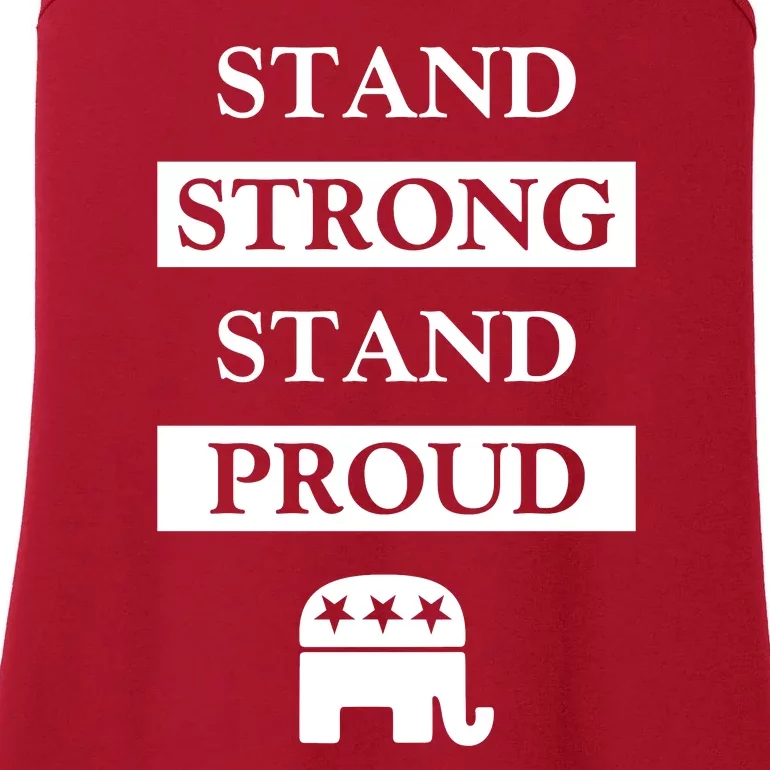 Stand Strong Stand Proud | Republican Party Ladies Essential Tank