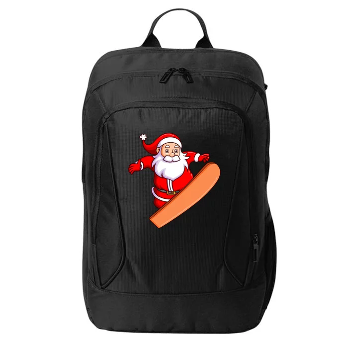 Snowboarding Snowboarder Snowboard Santa Claus Christmas Great Gift City Backpack