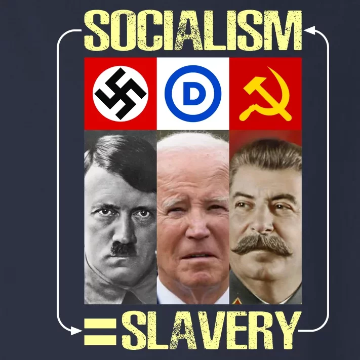 Socialism = Slavery Toddler Long Sleeve Shirt