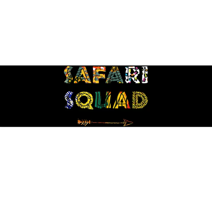 Safari Staff Safari Birthday Bumper Sticker