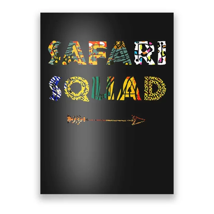 Safari Staff Safari Birthday Poster