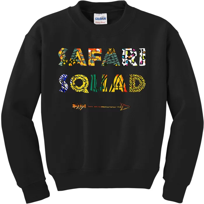 Safari Staff Safari Birthday Kids Sweatshirt