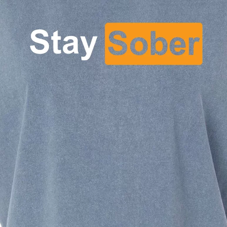 Stay Sober Garment-Dyed Women's Muscle Tee