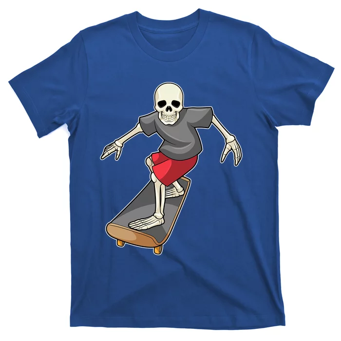 Skeleton Skater Skateboard Sports Gift T-Shirt