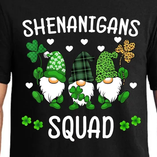 Shenanigans Squad St Patricks Day Gnomes Green Proud Irish Pajama Set